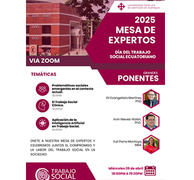 WEBINAR: 2025 Mesa de Expertos- Universidad Católica de Guayaquil