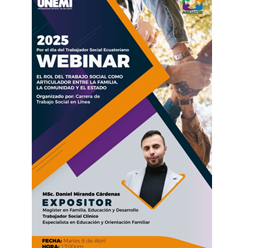 WEBINAR: El rol del Trabajador Social como articulador entre la Familia, la comunidad y el Estado – Universidad de Milagro