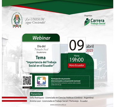 WEBINAR: Importancia del Trabajador Social en Ecuador – Universidad Estatal del Sur de Manabí