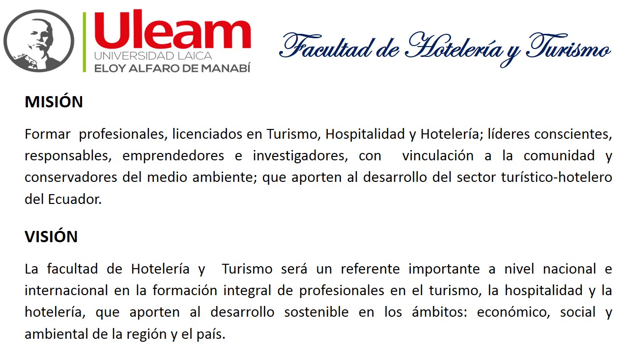 Facultad Hotelería y Turismo